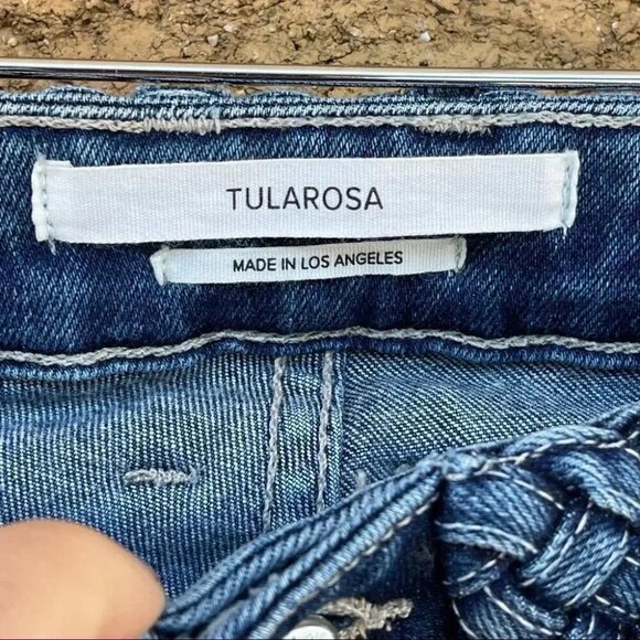 Tularosa Flare Penelope Jeans in Ankara Wash size 27 - Picture 4 of 16